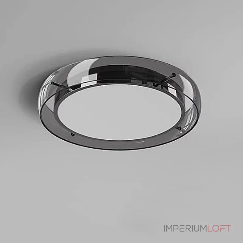  Потолочный светильник со стеклянным ободом SCOTT C BLACK A