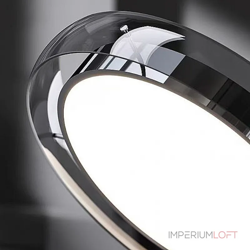  Потолочный светильник со стеклянным ободом SCOTT C BLACK A