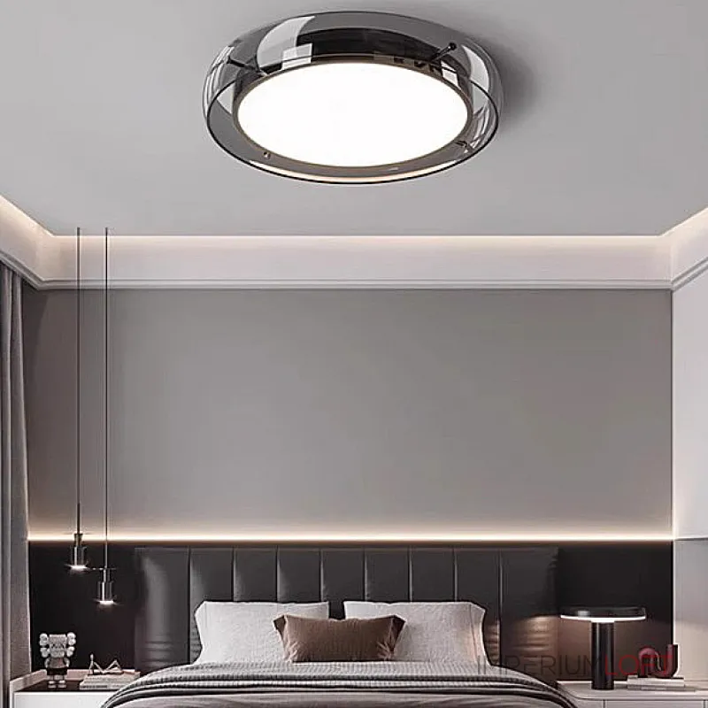  Потолочный светильник со стеклянным ободом SCOTT C WHITE A