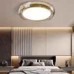  Потолочный светильник со стеклянным ободом SCOTT C GOLD B от ImperiumLoft