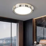  Потолочный светильник со стеклянным ободом SCOTT C GOLD B от ImperiumLoft