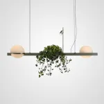 Светодиодный реечный светильник с эллиптическими рельефными плафонами GRO LONG L2