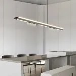 Реечный LED светильник оригинальной формы с комбинацией направленного и рассеянного света DOSSE A GREY