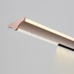Реечный LED светильник оригинальной формы с комбинацией направленного и рассеянного света DOSSE A GREY