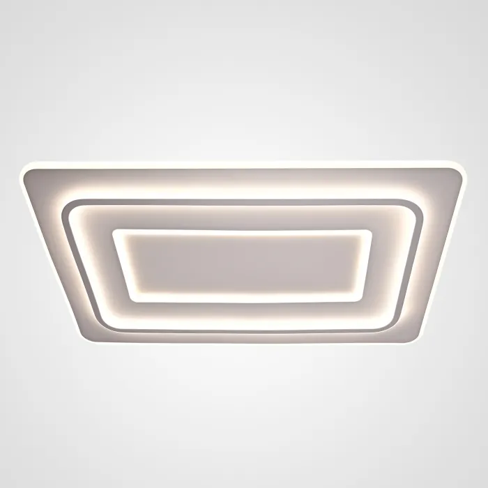Потолочный светильник белого цвета из акрила с 3 температурами свечения ACRIL WHITE L105 от ImperiumLoft