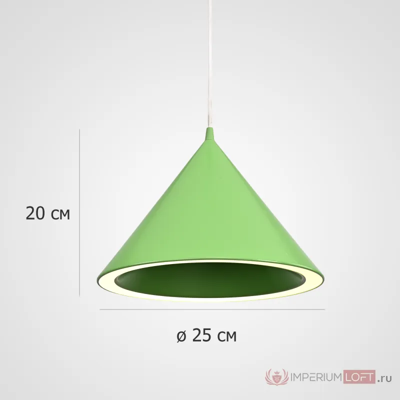 Подвесной светильник Woud Annular D25 Bright Green от ImperiumLoft