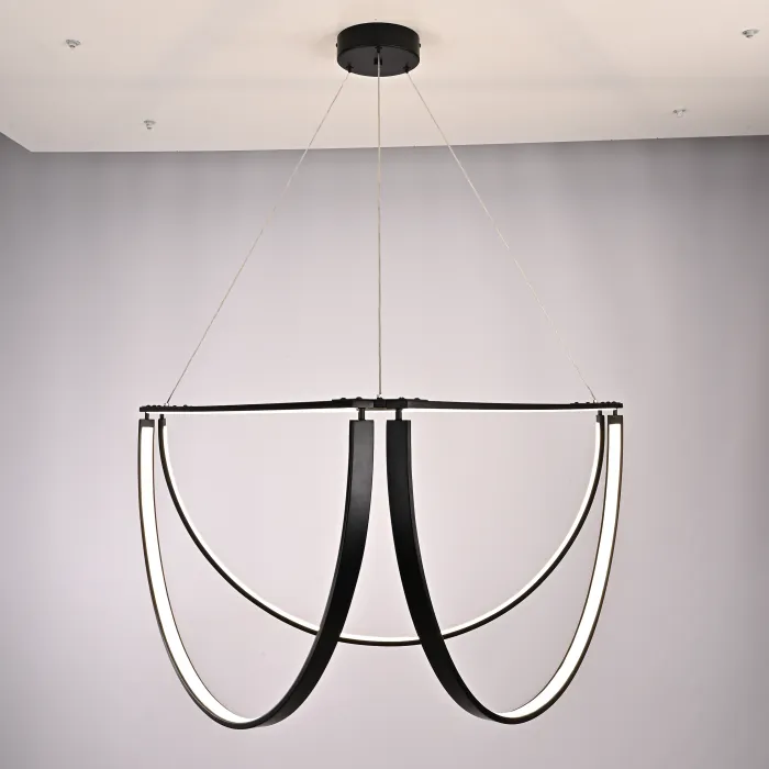 Подвесной светильник SOLANA LIGHT 3 Black от ImperiumLoft