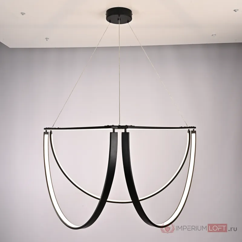 Подвесной светильник SOLANA LIGHT 3 Black от ImperiumLoft