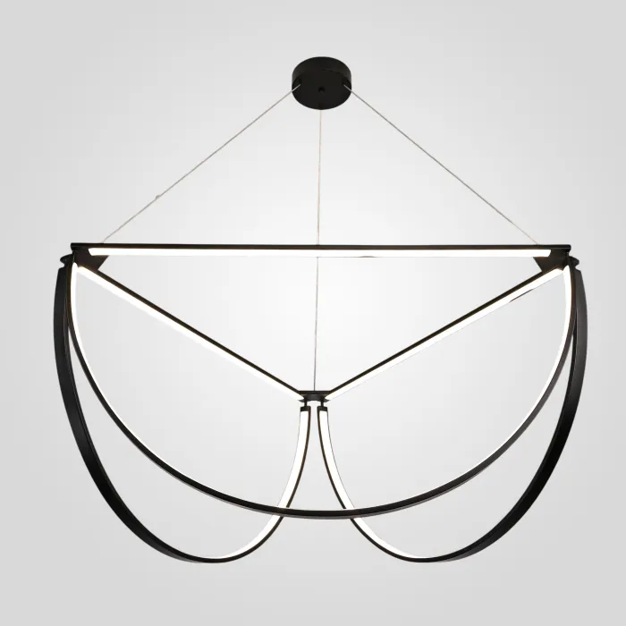 Подвесной светильник SOLANA LIGHT 3 Black от ImperiumLoft