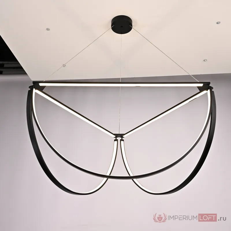Подвесной светильник SOLANA LIGHT 3 Black от ImperiumLoft
