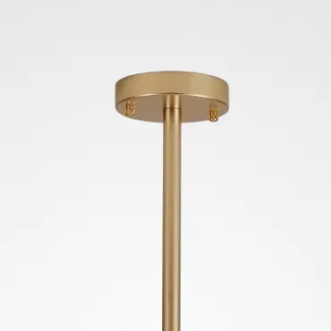 Потолочная люстра с круглыми стеклянными плафонами ROUNDI BRASS L8 от ImperiumLoft