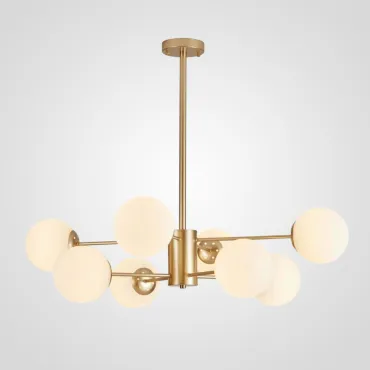 Потолочная люстра ROUNDI BRASS L8