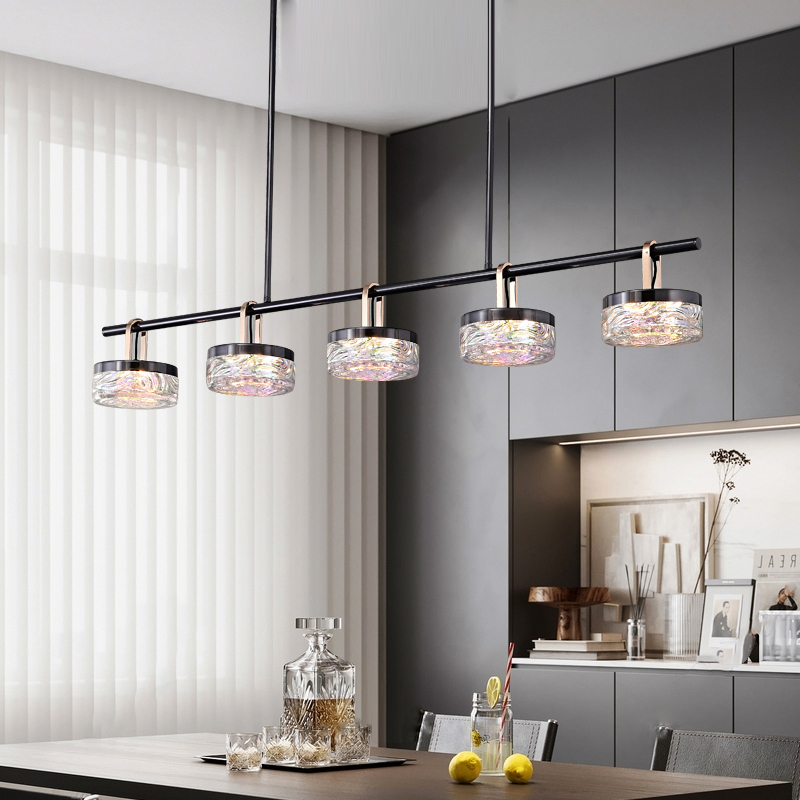 Реечный светодиодный светильник с парными прямоугольными рассеивателями из рельефного стекла BRAMER LONG L5 от ImperiumLoft