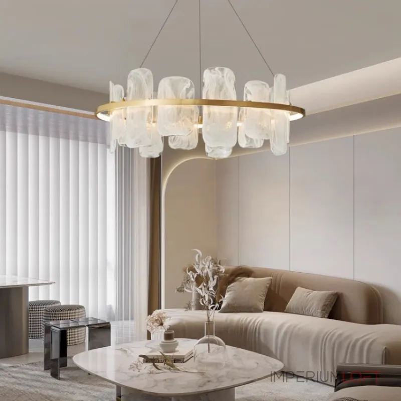 Реечный светодиодный светильник со стеклянными рассеивателями с эффектом «белый дым» STAFFAN LONG от ImperiumLoft Реечный светодиодный светильник со стеклянными рассеивателями с эффектом «белый дым» STAFFAN LONG от ImperiumLoft