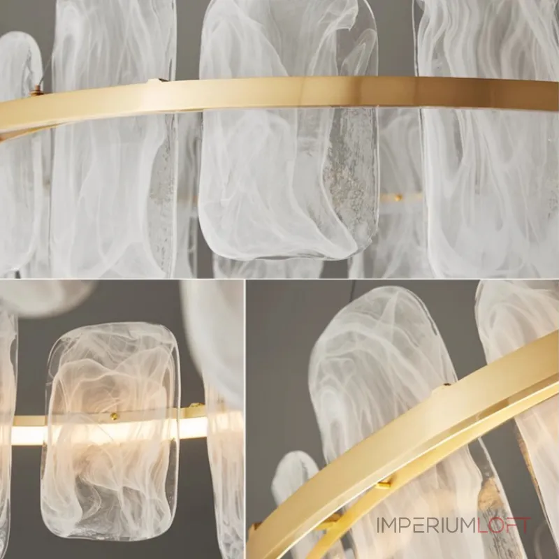 Реечный светодиодный светильник со стеклянными рассеивателями с эффектом «белый дым» STAFFAN LONG от ImperiumLoft Реечный светодиодный светильник со стеклянными рассеивателями с эффектом «белый дым» STAFFAN LONG от ImperiumLoft