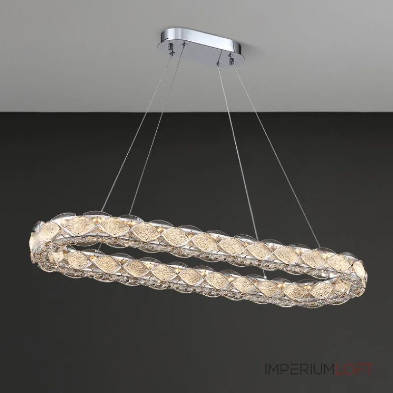 Светодиодный удлиненный овальный светильник с рассеивателями из хрусталя ERHARD LONG от ImperiumLoft Светодиодный удлиненный овальный светильник с рассеивателями из хрусталя ERHARD LONG от ImperiumLoft
