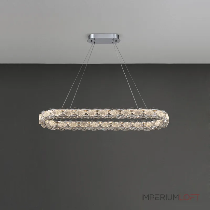 Светодиодный удлиненный овальный светильник с рассеивателями из хрусталя ERHARD LONG от ImperiumLoft Светодиодный удлиненный овальный светильник с рассеивателями из хрусталя ERHARD LONG от ImperiumLoft