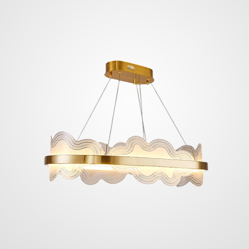 Светодиодный реечный светильник с полупрозрачными рассеивателями в виде волнообразных пластин FERENCE LONG S от ImperiumLoft Светодиодный реечный светильник с полупрозрачными рассеивателями в виде волнообразных пластин FERENCE LONG S от ImperiumLoft