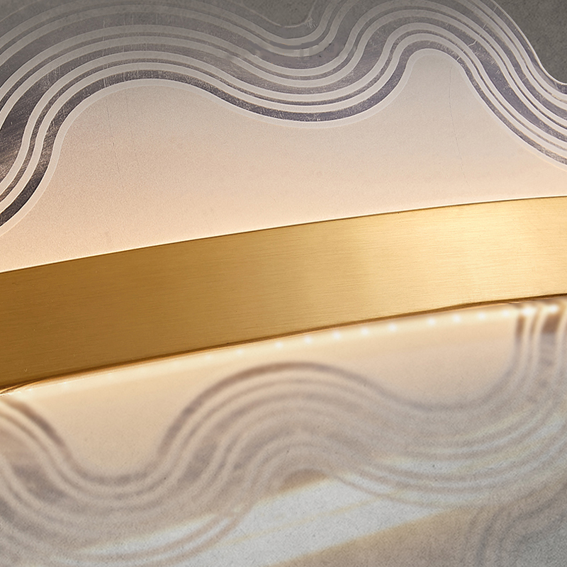 Светодиодный реечный светильник с полупрозрачными рассеивателями в виде волнообразных пластин FERENCE LONG M от ImperiumLoft Светодиодный реечный светильник с полупрозрачными рассеивателями в виде волнообразных пластин FERENCE LONG M от ImperiumLoft