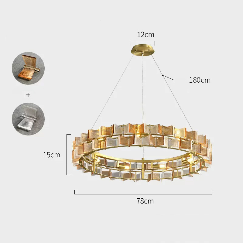 Подвесная люстра DEXTER Amber D78 Подвесная люстра DEXTER Amber D78