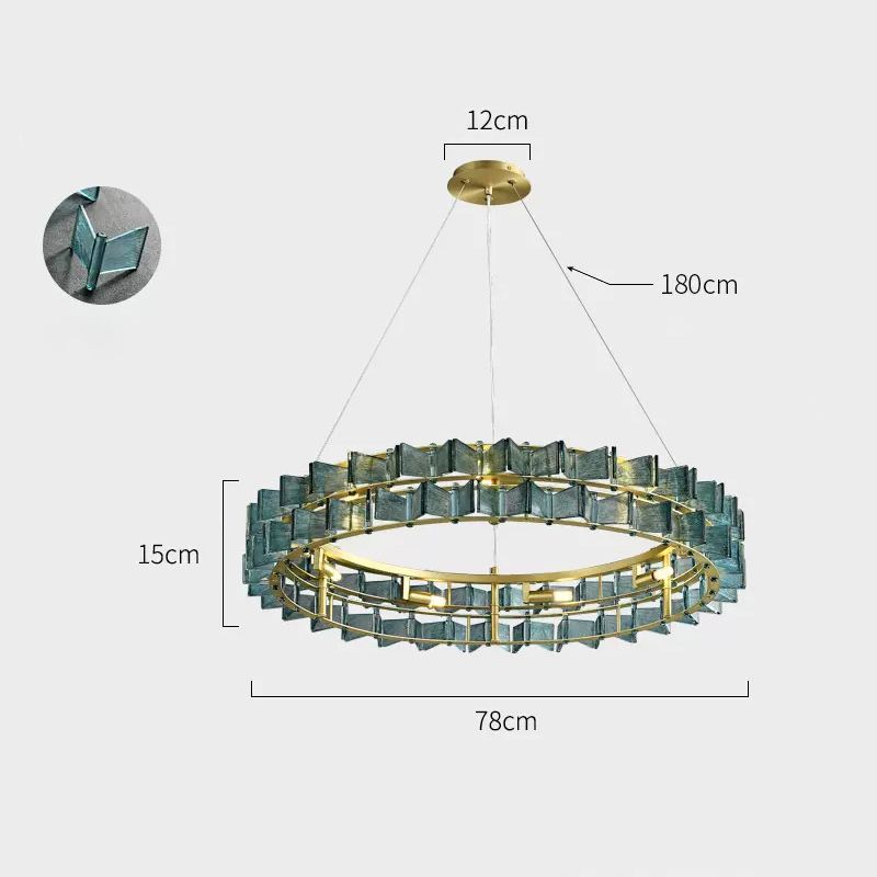 Подвесная люстра DEXTER Blue D78 Подвесная люстра DEXTER Blue D78