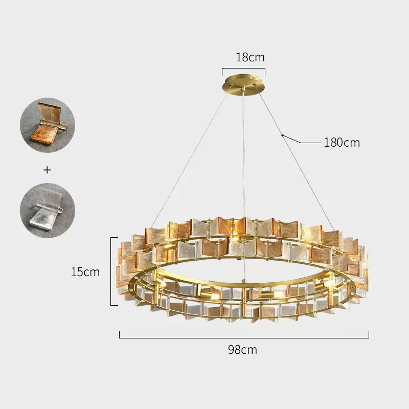 Подвесная люстра DEXTER Amber D98 Подвесная люстра DEXTER Amber D98