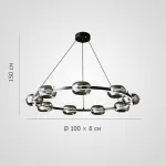 Подвесная люстра DILAN RING D100