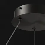 Кольцевая светодиодная люстра с рассеивателями волнистой формы из рельефного стекла CHIFFA WAVE R D80 от ImperiumLoft