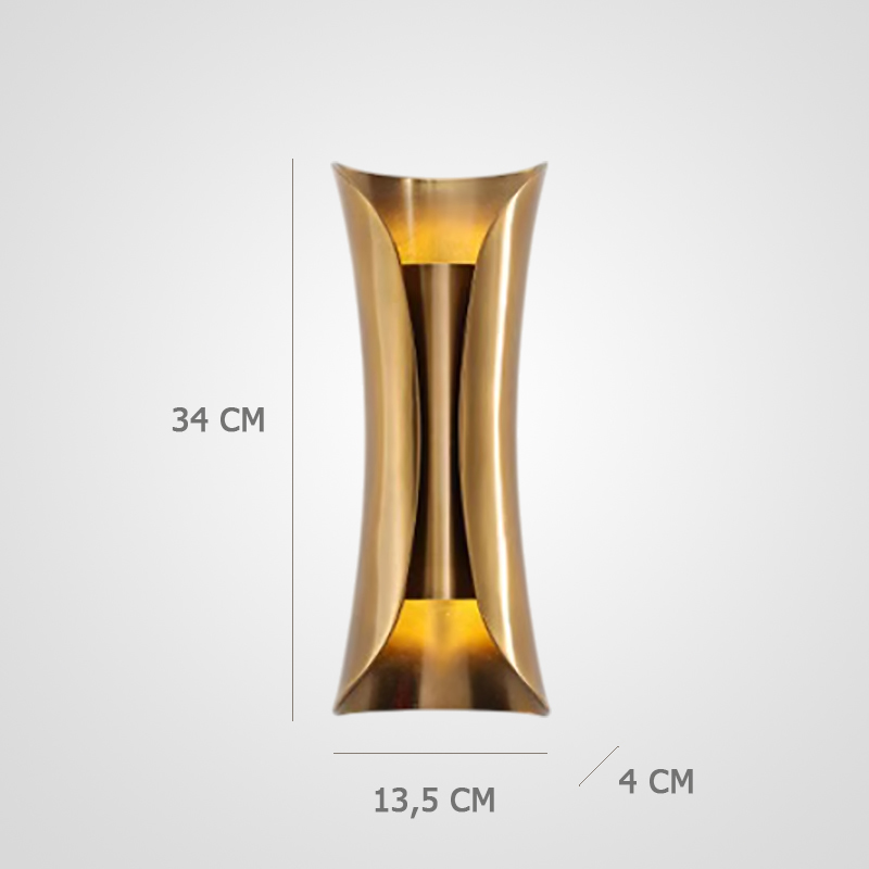 Настенное бра из латуни INFINITI Brass H34