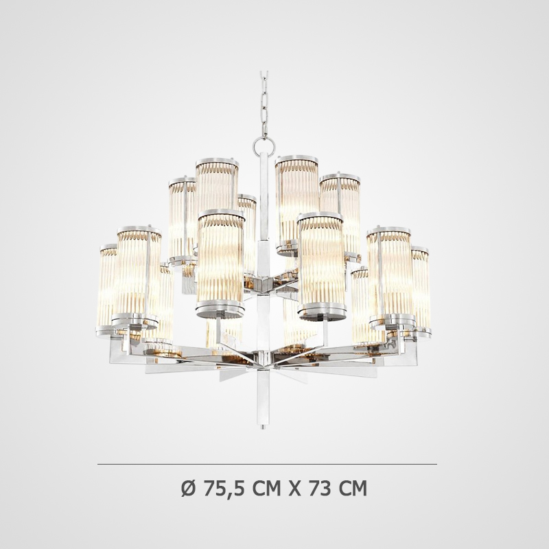 Подвесная люстра Сilindery Silver D75