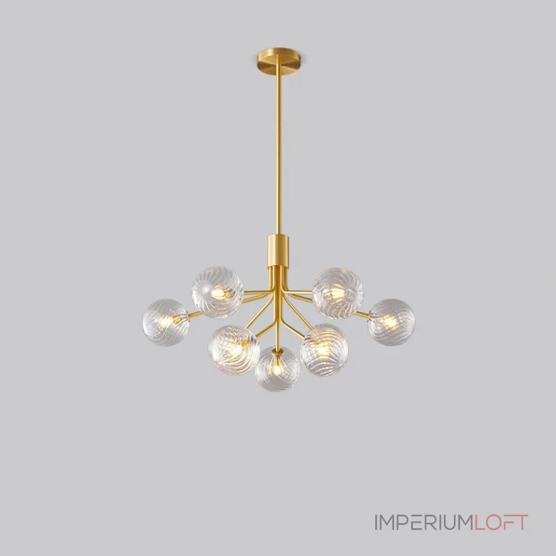 Люстра на штанге DANNA LUX Brass L9