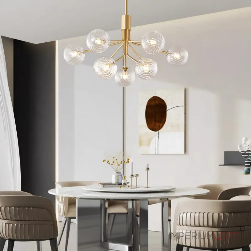 Люстра на штанге DANNA LUX Brass L9