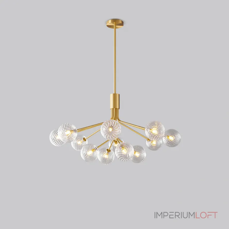 Люстра на штанге DANNA LUX Brass L12 Люстра на штанге DANNA LUX Brass L12