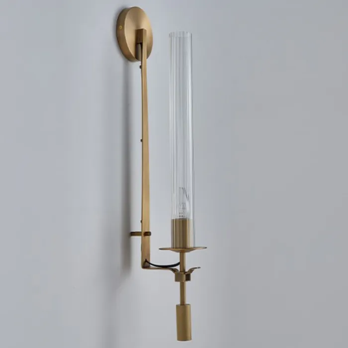 Настенный светильник в стиле постмодерн TOULON Brass L71 от ImperiumLoft