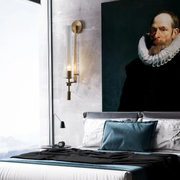 Настенный светильник в стиле постмодерн TOULON Brass L71 от ImperiumLoft