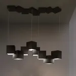 Подвесной светодиодный светильник CUBES R BLACK