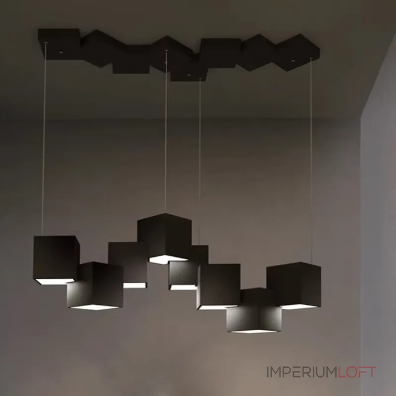 Подвесной светодиодный светильник CUBES R BLACK Подвесной светодиодный светильник CUBES R BLACK