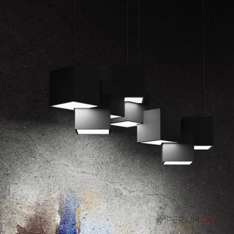 Подвесной светодиодный светильник CUBES R BLACK Подвесной светодиодный светильник CUBES R BLACK