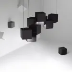 Подвесной светодиодный светильник CUBES R BLACK