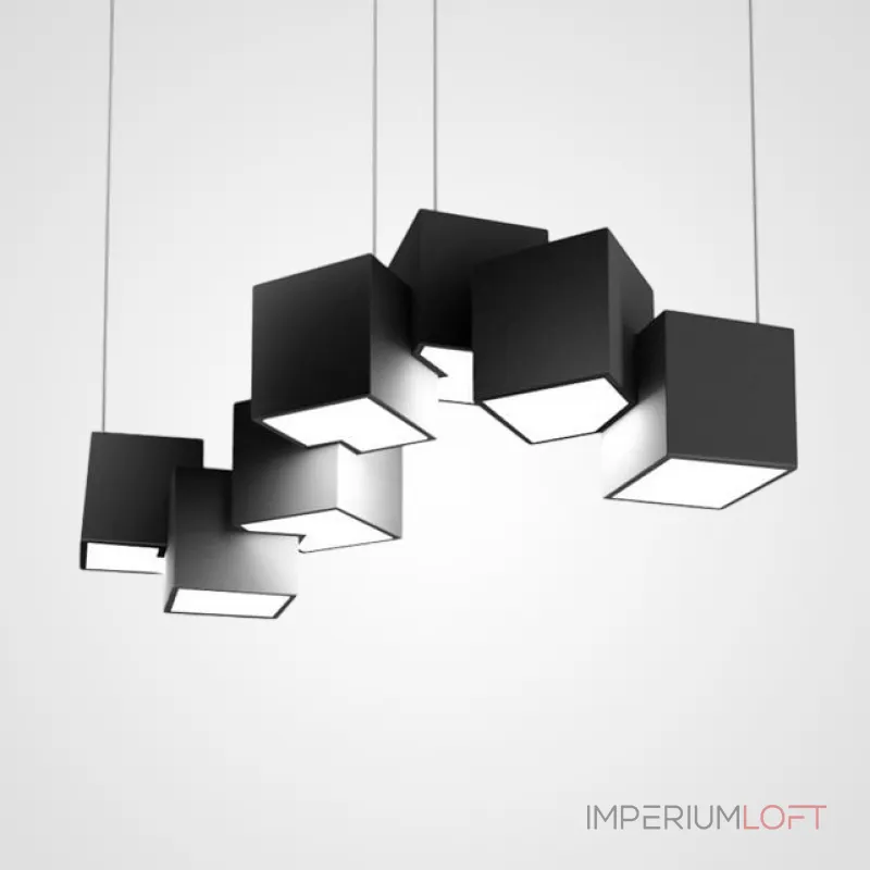 Подвесной светодиодный светильник CUBES R BLACK Подвесной светодиодный светильник CUBES R BLACK