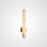 Бра удлиненной формы из натурального алебастра KEFAS Brass H40