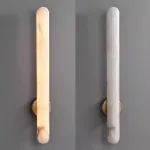 Бра удлиненной формы из натурального алебастра KEFAS Brass H40