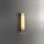 Настенный светильник прямоугольной формы из мрамора GREG WALL H50