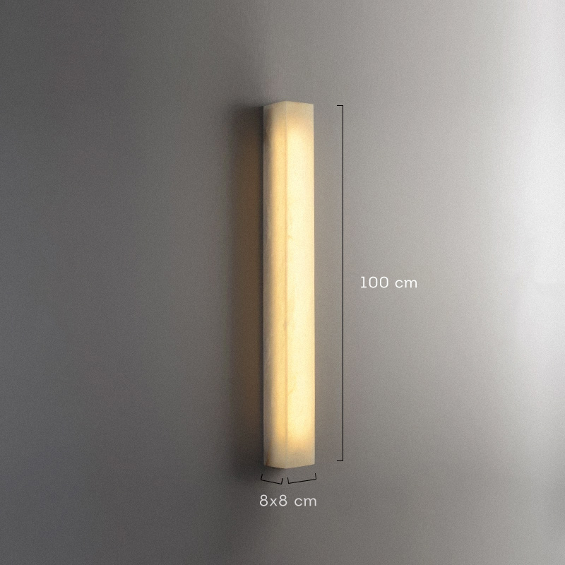 Настенный светильник прямоугольной формы из мрамора GREG WALL H100 Настенный светильник прямоугольной формы из мрамора GREG WALL H100