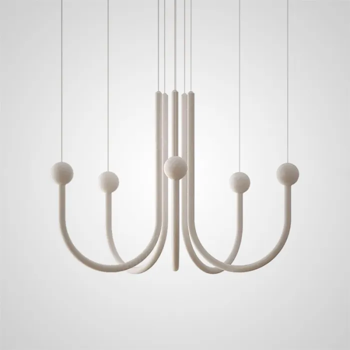 Подвесная люстра в виде комбинации из дуг с LED подсветкой AGRIPPA L8 от ImperiumLoft