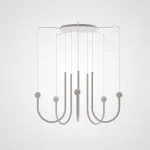 Подвесная люстра в виде комбинации из дуг с LED подсветкой AGRIPPA L10 от ImperiumLoft