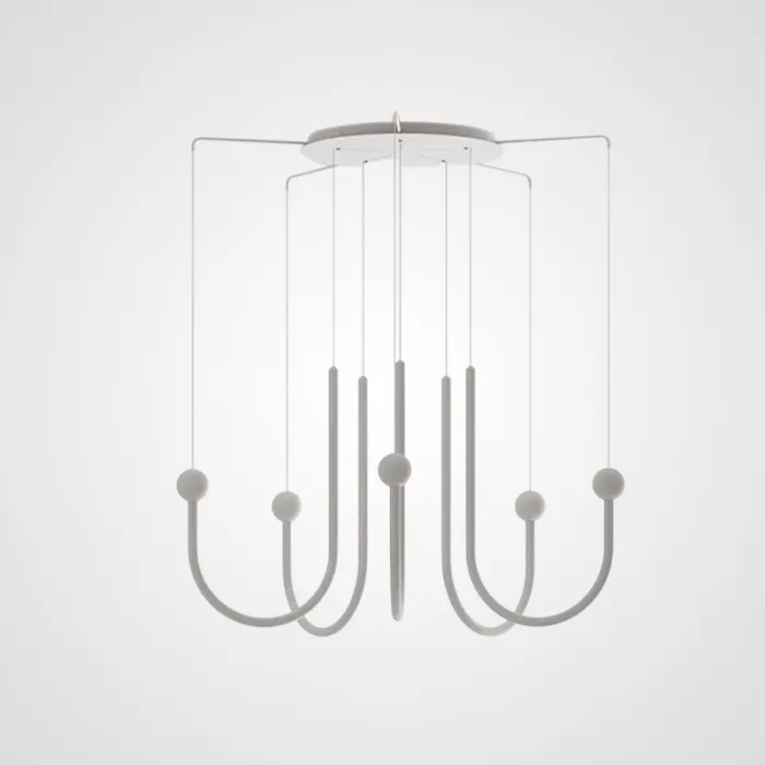 Подвесная люстра в виде комбинации из дуг с LED подсветкой AGRIPPA L10 от ImperiumLoft