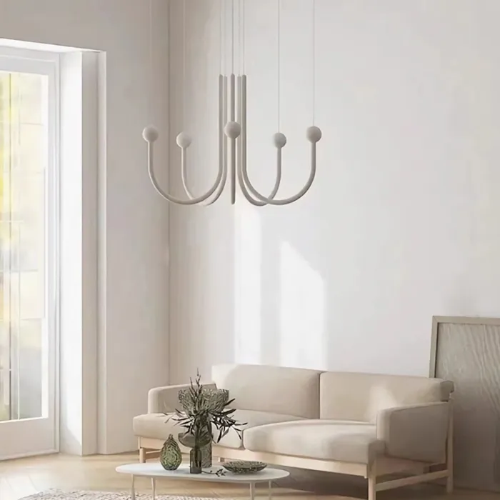 Подвесная люстра в виде комбинации из дуг с LED подсветкой AGRIPPA L8 от ImperiumLoft