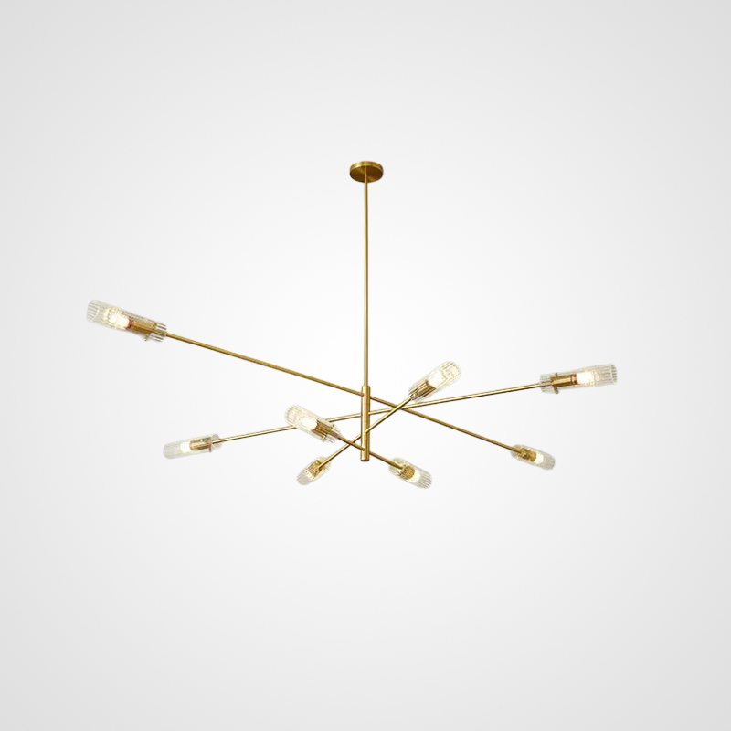 Люстра на штанге RADIANT Brass L8 Люстра на штанге RADIANT Brass L8