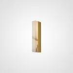Настенный светильник прямоугольной формы из мрамора Marble LUX WALL H50